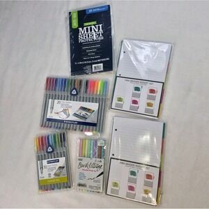 STAEDTLER Triplus Fineliner Pens 30 Pack, Plus Brush Lettering + Binder Kits
